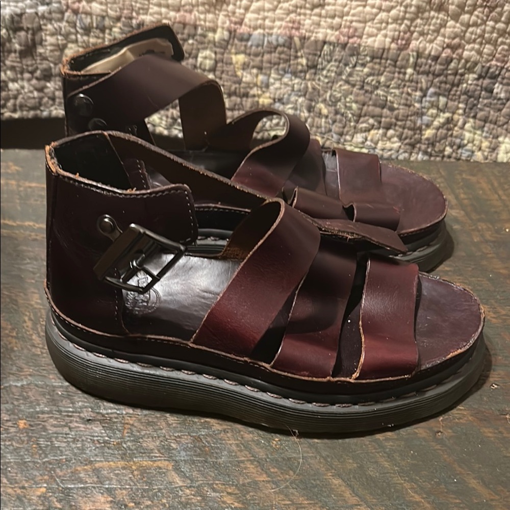 Women's Brown Doc Martens Sandals
